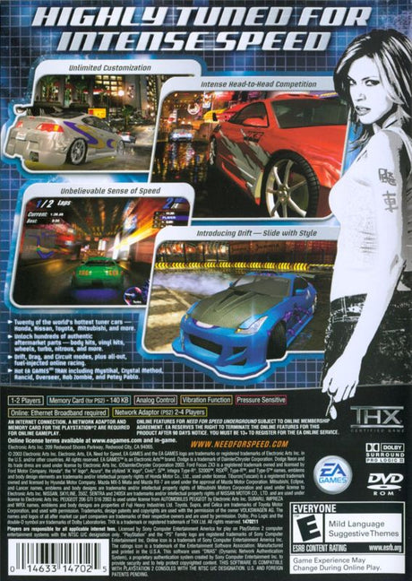 Need for Speed: Underground - PlayStation 2
