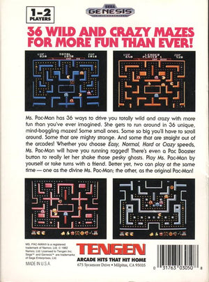 Ms. Pac-Man - SEGA Genesis