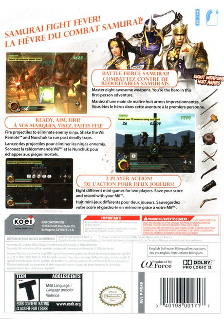 Samurai Warriors: Katana - Wii