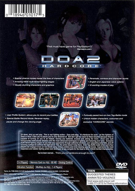 DOA 2 - Dead or Alive 2: Hardcore - PlayStation 2