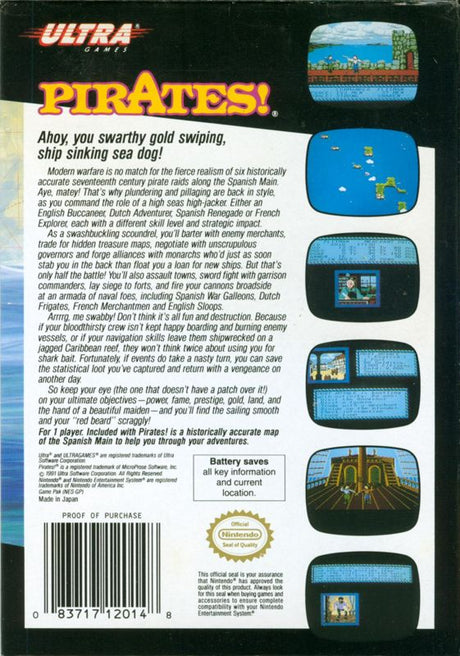 Pirates! - NES