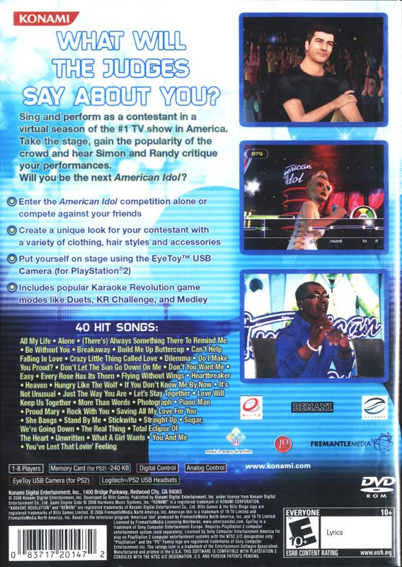 Karaoke Revolution Presents: American Idol - PlayStation 2