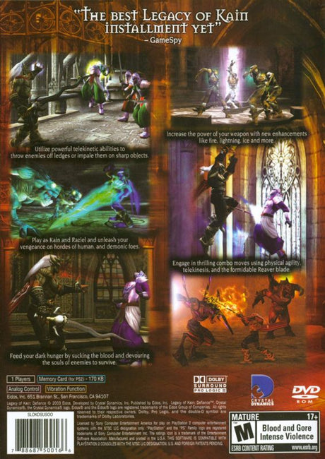 Legacy of Kain: Defiance - PlayStation 2
