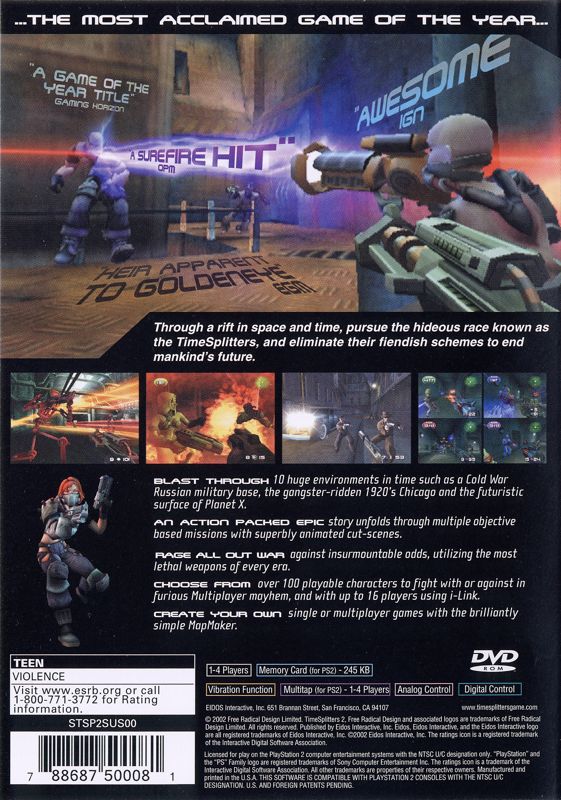 TimeSplitters 2 - PlayStation 2