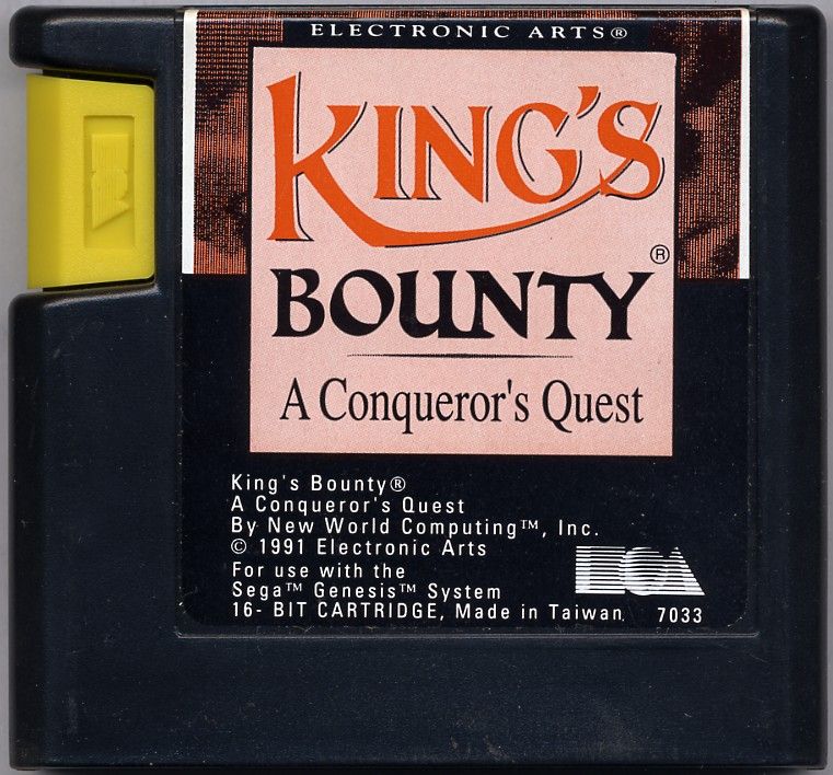 King's Bounty: A Conqueror's Quest - SEGA Genesis