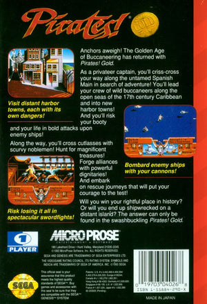Pirates! Gold - SEGA Genesis