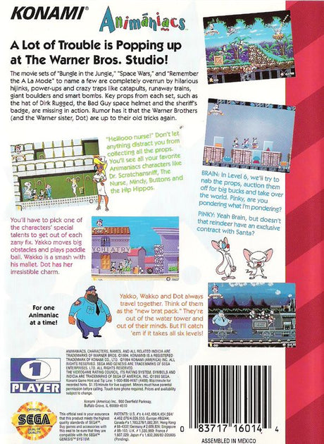 Animaniacs - SEGA Genesis