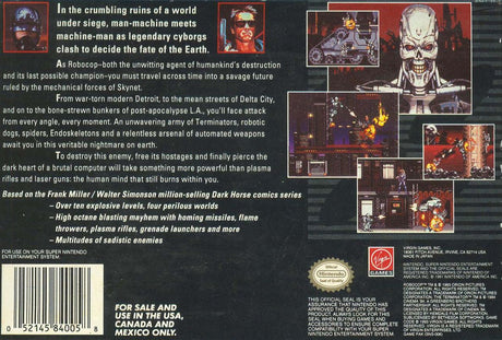 RoboCop versus The Terminator - Super Nintendo