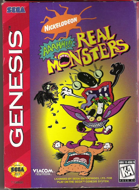 Aaahh!!! Real Monsters - SEGA Genesis