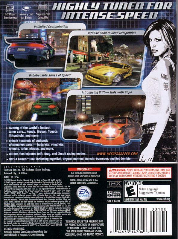 Need for Speed: Underground - GameCube