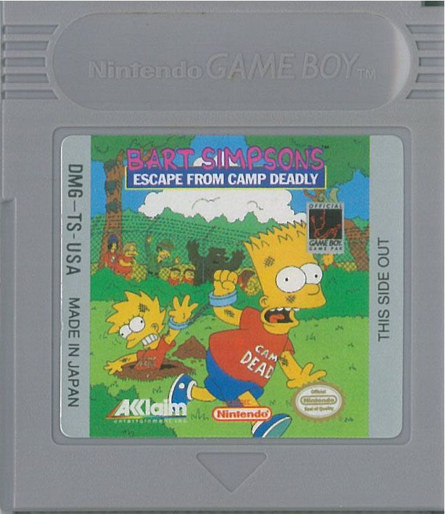 Bart Simpson's Escape from Camp Deadly - Game Boy