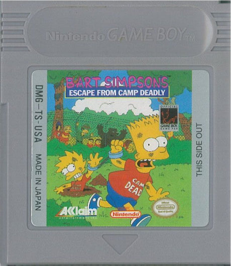 Bart Simpson's Escape from Camp Deadly - Game Boy