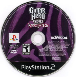 Guitar Hero Encore: Rocks the 80s - PlayStation 2