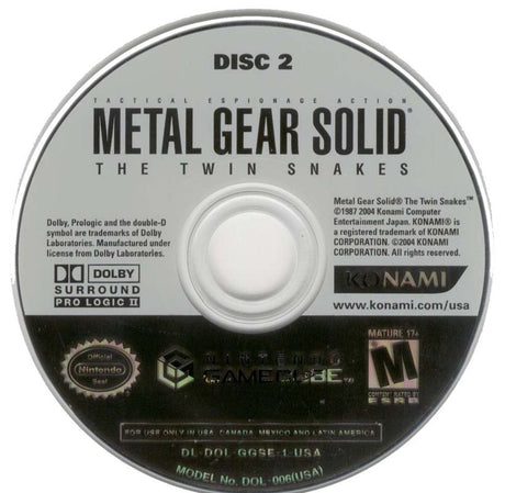 Metal Gear Solid: The Twin Snakes - GameCube