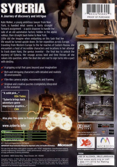Syberia - Xbox