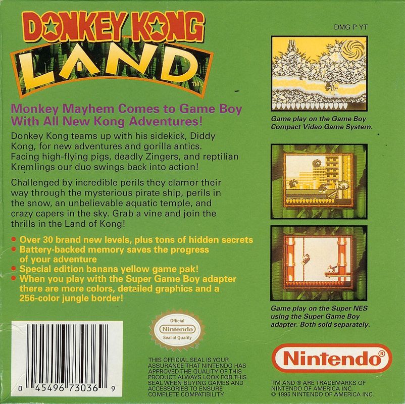Donkey Kong Land - Game Boy
