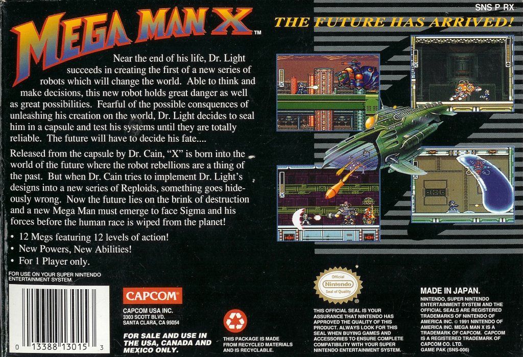 Mega Man X - Super Nintendo