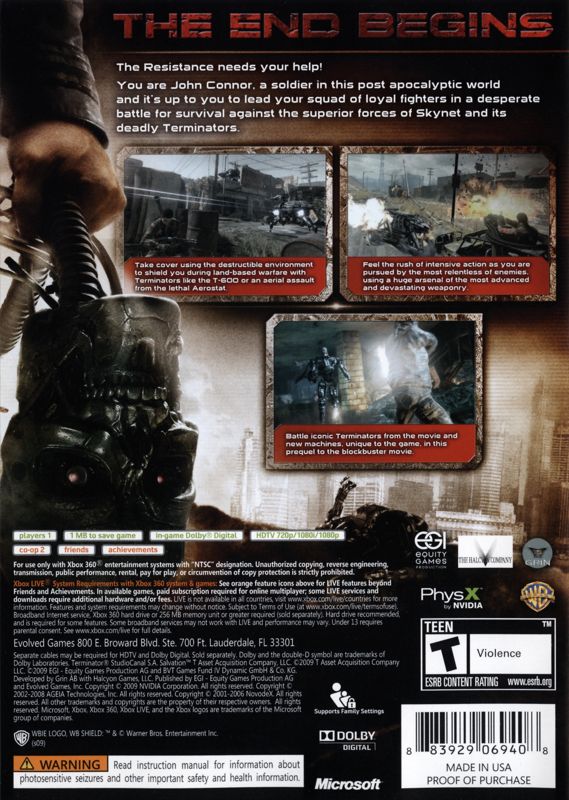 Terminator Salvation - Xbox 360