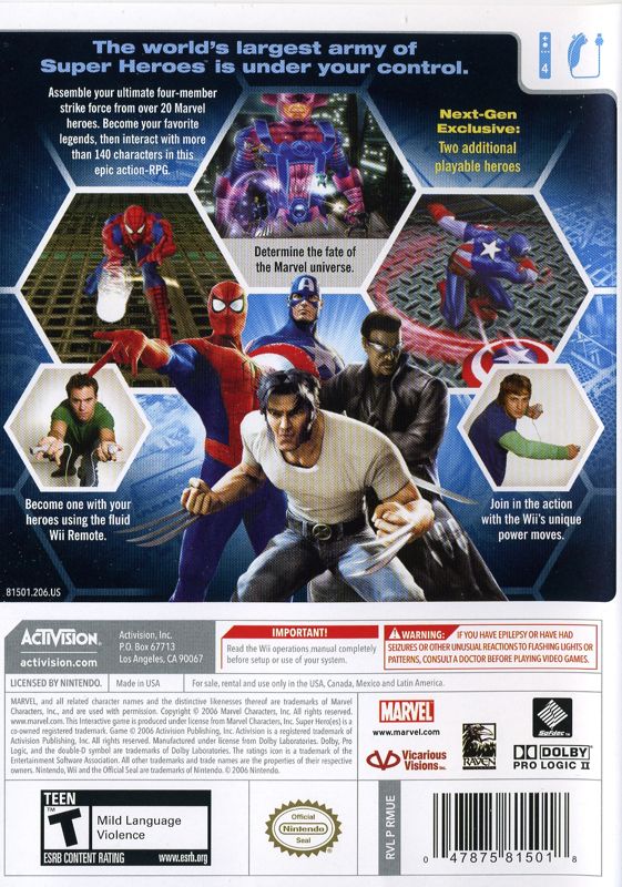 Marvel Ultimate Alliance - Wii