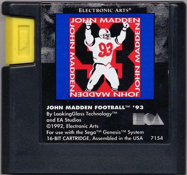 John Madden Football '93 - SEGA Genesis