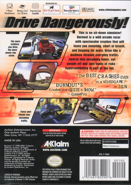 Burnout - GameCube