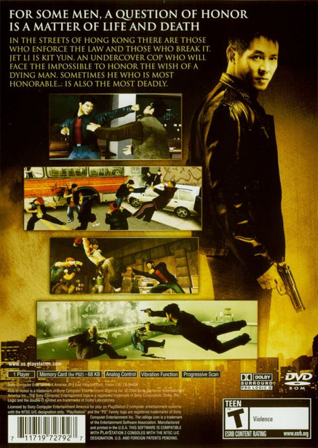 Jet Li: Rise to Honor - PlayStation 2