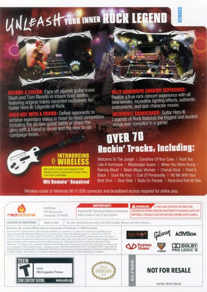 Guitar Hero III: Legends of Rock - Wii