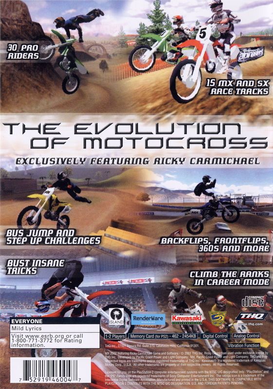 MX 2002 featuring Ricky Carmichael - PlayStation 2