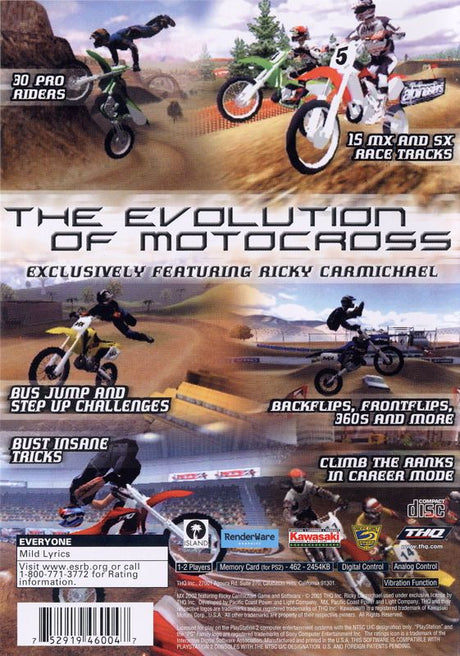 MX 2002 featuring Ricky Carmichael - PlayStation 2
