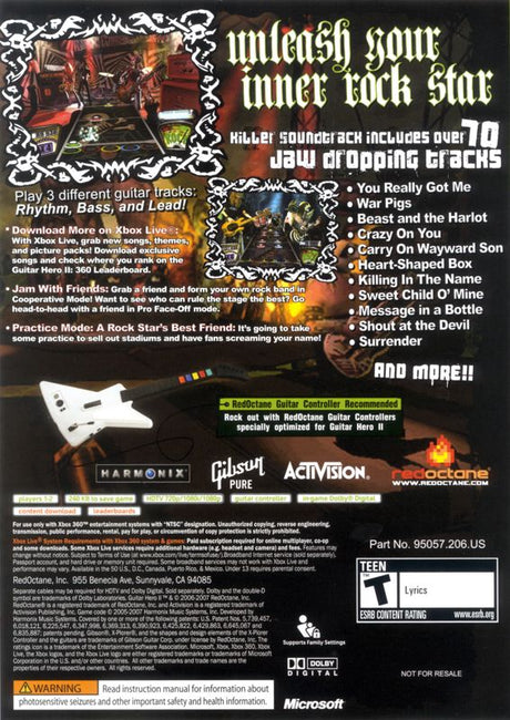 Guitar Hero II - Xbox 360