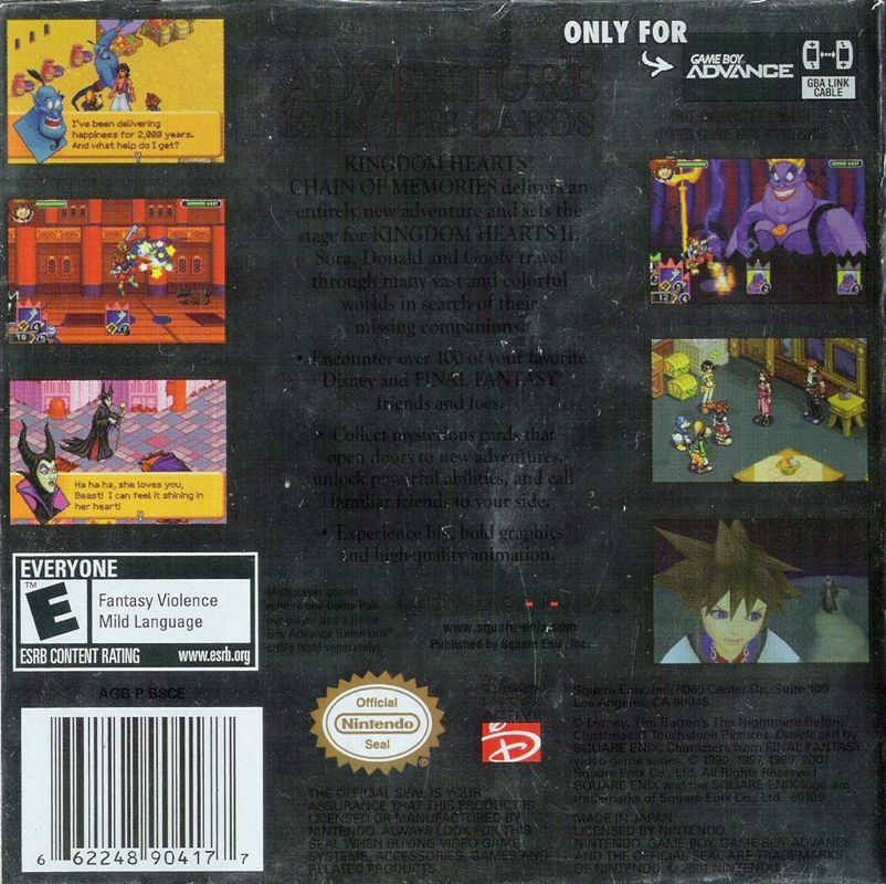 Kingdom Hearts: Chain of Memories - Game Boy Advance