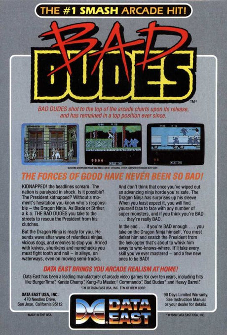 Bad Dudes - NES