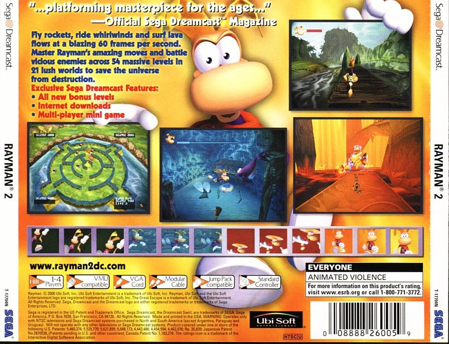 Rayman 2: The Great Escape - SEGA Dreamcast