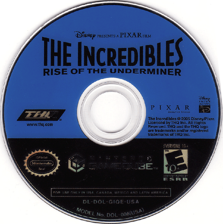 The Incredibles: Rise of the Underminer - GameCube