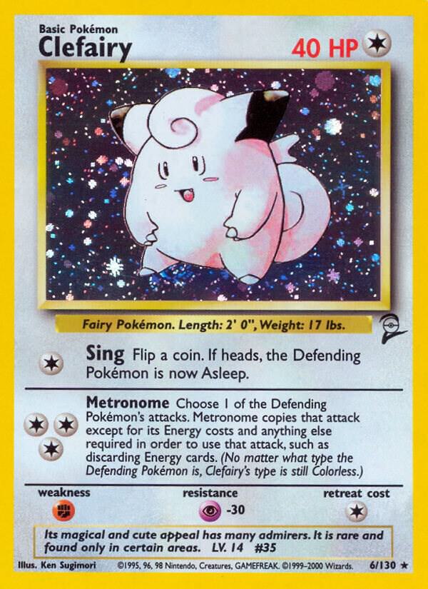 Clefairy (006/130) [Base Set 2]