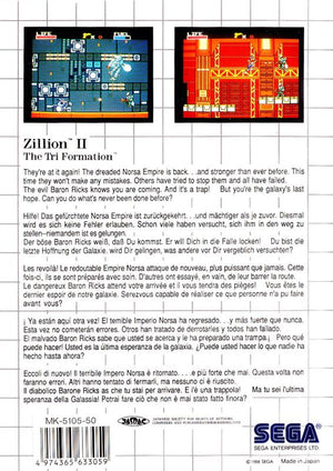 Zillion II: The Tri Formation - SEGA Master System