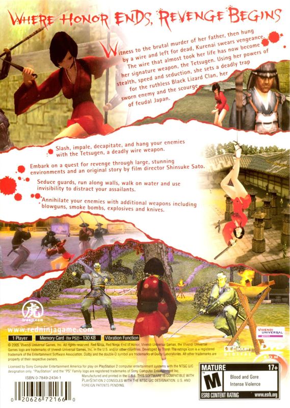 Red Ninja: End of Honor - PlayStation 2