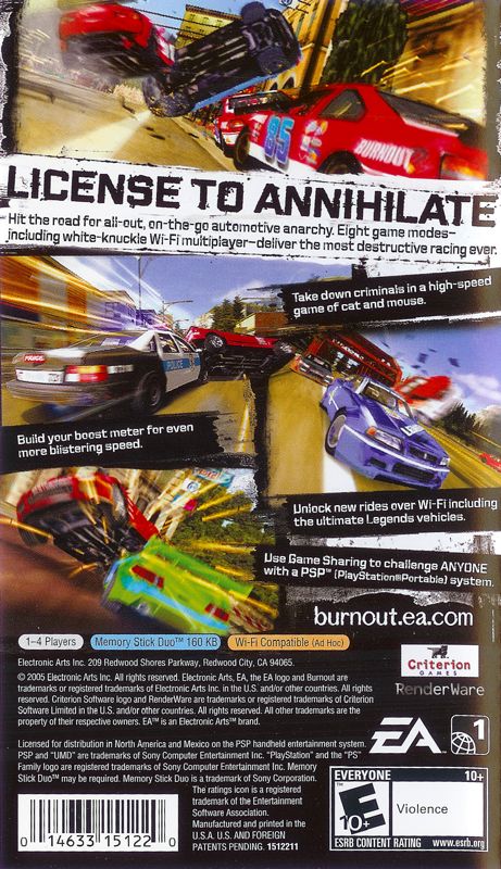 Burnout Legends  - PSP