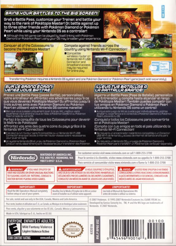Pokemon Battle Revolution - Wii