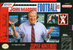 John Madden Football '93 - Super Nintendo