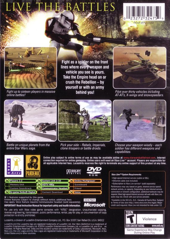 Star Wars: Battlefront - Xbox