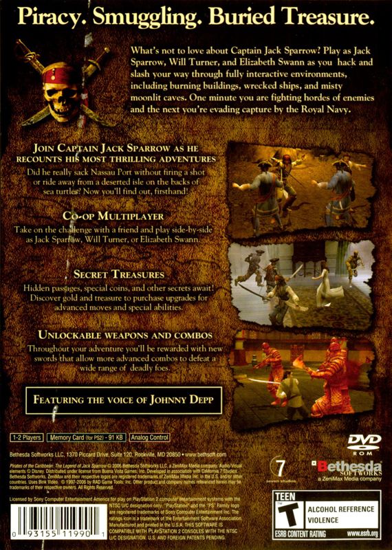 Pirates of the Caribbean: The Legend of Jack Sparrow - PlayStation 2