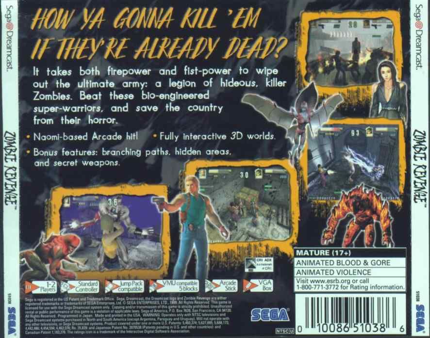Zombie Revenge - SEGA Dreamcast