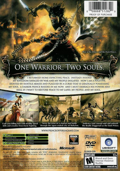 Prince of Persia: The Two Thrones - Xbox