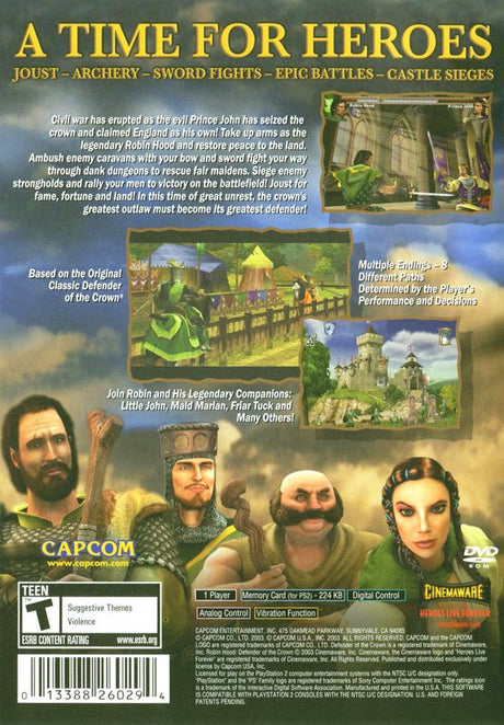 Robin Hood Defender of the Crown - PlayStation 2
