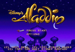 Disney's Aladdin - SEGA Genesis