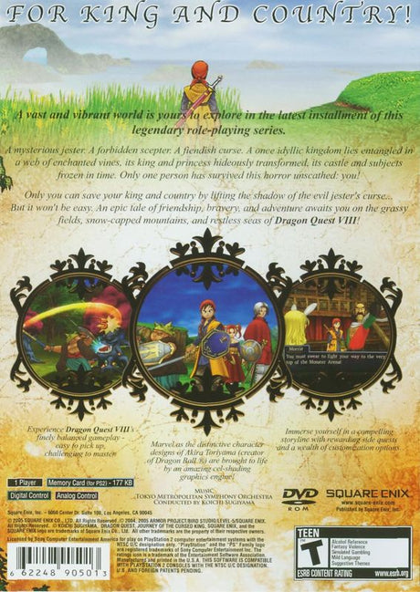Dragon Quest VIII: Journey of the Cursed King - PlayStation 2