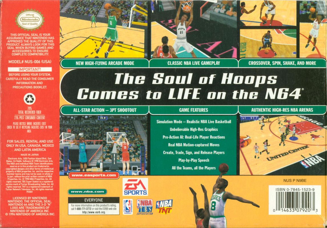 NBA Live 99 - Nintendo 64