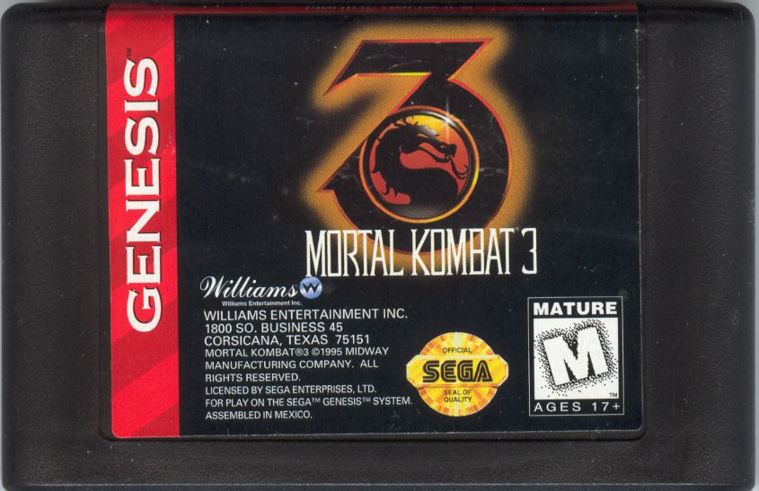 Mortal Kombat 3 - SEGA Genesis