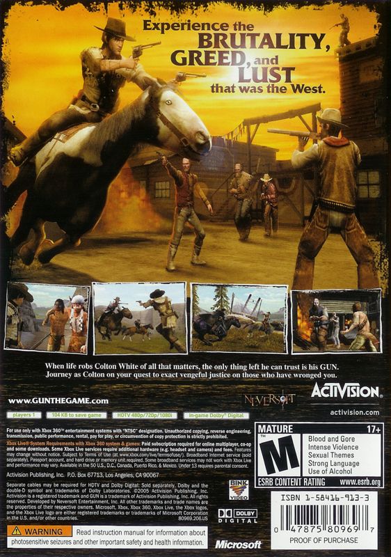 Gun - Xbox 360